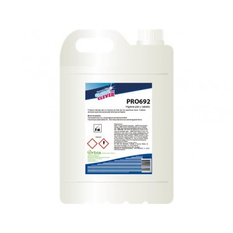 gel de manos dermo E-255 PRO692 (1 envase 5lts)