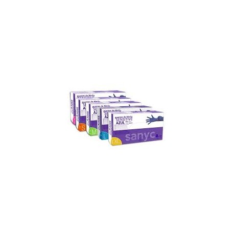 GUANTE NITRILO SENSITIVE T/P PACK 100 PARES